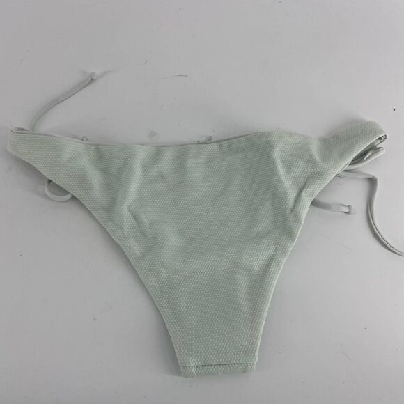 Tavik Ricci Womens Light blue glossy Pique New Moderate Bikini Swim Bottom Large - Picture 3 of 8